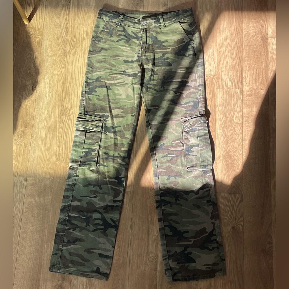 Camouflage #Y2K Cargo Pants